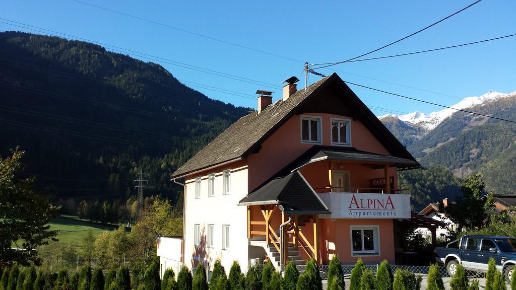 Appartementhaus Alpina Flattach Bagian luar foto